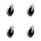 Service Caster 5 Inch Thermoplastic Wheel 7/8 Inch Grip Ring Stem Caster SCC, 4PK SCC-GR05S510-TPRS-71678-4 - alternate 3